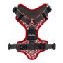 Harnais pour Chien Hunter Divo Rouge Gris Réfléchissant Taille S/M (52