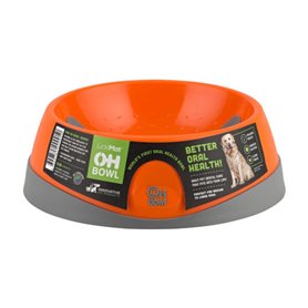 Mangeoire pour chiens Lickimat Oh Bowl Orange