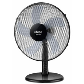 Ventilateur de Bureau UFESA MALMO Noir Multicouleur 50 W