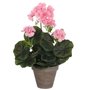 Plante décorative Mica Decorations PVC Géranium (11,5 x 33 cm)