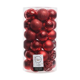 Boules de Noël Decoris Rouge Ø 6 cm