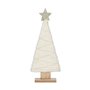 Sapin de Noël Black Box Bois Blanc (13 x 5 x 31 cm)