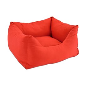 Lit pour animal domestique Nayeco Rouge 59 x 59 x 50 cm Multicouleur A