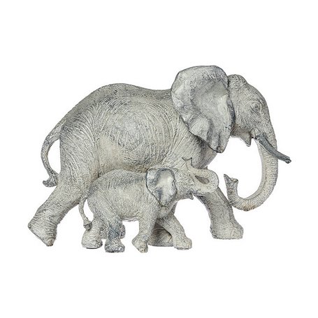 Figurine Décorative Atmosphera 15,5 x 22,5 x 12 cm Résine Eléphant Mul