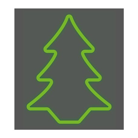 Figurine Décorative EDM Flexiled Sapin Vert 220 V (45 x 3 x 62 cm)