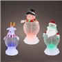 Figurine Décorative Lumineo 488719 Lumière LED Noël 13 x 10 x 21 cm