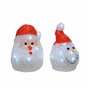 Figurine Décorative Lumineo 491239 LED Intérieur Santa Claus 10,5 x 10