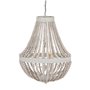 Suspension Blanc Bois Métal 220 V 240 V 220-240 V 60 x 60 x 80 cm