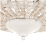 Suspension Blanc Bois Métal 220 V 240 V 220-240 V 60 x 60 x 80 cm