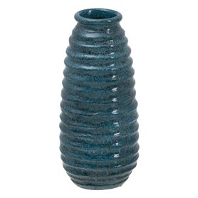 Vase Bleu Céramique 16 x 16 x 40 cm