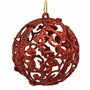 Boules de Noël Rouge Plastique 6 x 6 x 6 cm (12 Unités)