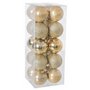 Boules de Noël Doré Plastique 6 x 6 x 6 cm (20 Pièces) (20 Unités)