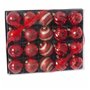 Boules de Noël Rouge Plastique 6 x 6 x 6 cm (20 Unités)