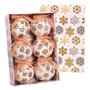 Boules de Noël Multicouleur Papier Polyfoam 7,5 x 7,5 x 7,5 cm (6 Unit