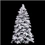 Sapin de Noël Blanc Vert PVC Métal Polyéthylène 180 cm