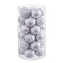 Boules de Noël Argenté Plastique 6 x 6 x 6 cm (30 Unités)