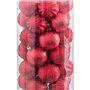 Boules de Noël Rouge Plastique 6 x 6 x 6 cm (30 Unités)