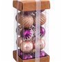 Boules de Noël Multicouleur PVC 4 x 4 x 4 cm (20 Unités)