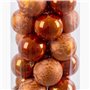 Boules de Noël Cuivre Plastique 6 x 6 x 6 cm (20 Unités)