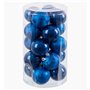 Boules de Noël Bleu Plastique 6 x 6 x 6 cm (20 Unités)