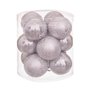 Boules de Noël Argenté Plastique 8 x 8 x 8 cm (12 Unités)