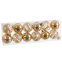 Boules de Noël Doré Plastique 6 x 6 x 6 cm (12 Unités)