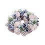 Couronne de Noël Bleu Multicouleur Plastique Foam 26 x 26 x 7,5 cm