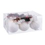 Boules de Noël Blanc Multicouleur Velours côtelé Foam 6 x 6 x 6 cm (6 