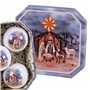 Boules de Noël Multicouleur Papier Polyfoam Naissance/Crèche 7,5 x 7,5