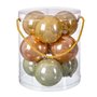 Boules de Noël Multicouleur Plastique 8 x 8 x 8 cm (9 Unités)