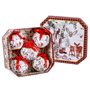 Boules de Noël Multicouleur Papier Polyfoam animaux 7,5 x 7,5 x 7,5 cm