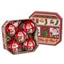 Boules de Noël Multicouleur Papier Polyfoam Père Noël 7,5 x 7,5 x 7,5 