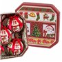 Boules de Noël Multicouleur Papier Polyfoam Père Noël 7,5 x 7,5 x 7,5 