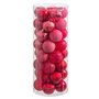 Boules de Noël Rouge Plastique 6 x 6 x 6 cm (40 Unités)