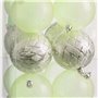 Boules de Noël Vert 8 x 8 x 8 cm (20 Unités)