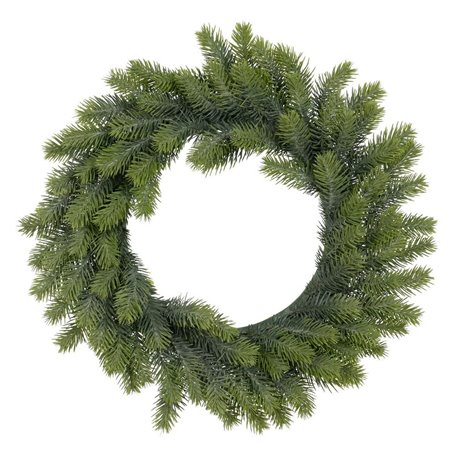 Couronne de Noël Vert PVC 41 x 41 cm