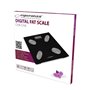 Balance Numérique de Salle de Bain Esperanza EBS022K  Noir Verre tremp