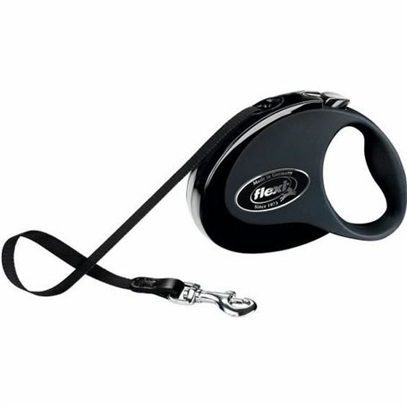 Laisse pour Chien Flexi flexi New CLASSIC Noir S