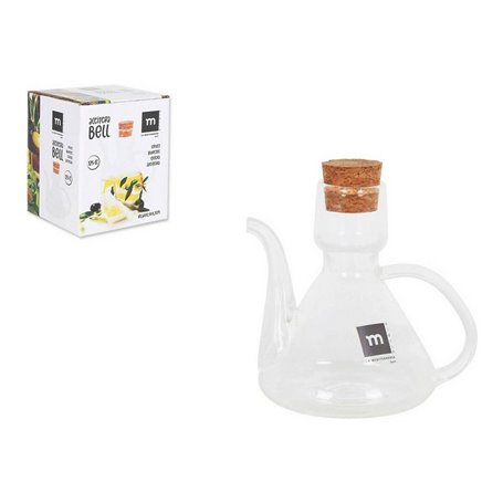 Huilier La Mediterránea Bell Verre Borosilicaté Avec couvercle Silicon