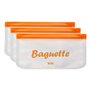 Ensemble de sac alimentaire réutilisable Quttin 30 x 15 cm (3 Unités)