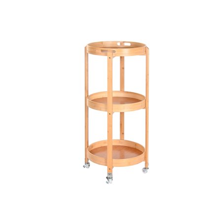 Étagère DKD Home Decor 43,6 x 43,6 x 90,5 cm Naturel Acier inoxydable 