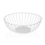 Coupe à fruits Versa Damasco Blanc Métal Acier Bois MDF 28 x 10 x 28 c