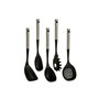 Ensemble d'ustensiles de cuisine Noir Plastique 8,5 x 35 x 20,5 cm (6 