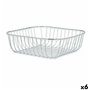 Coupe à fruits Argenté Métal 30 x 9 x 30 cm (6 Unités)