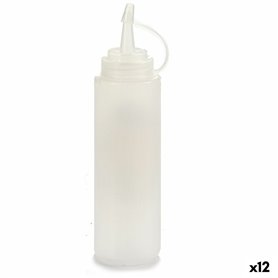 Pot à Sauces Transparent Plastique 200 ml (12 Unités)
