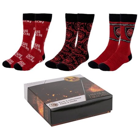 Chaussettes House of Dragon 3 Pièces 40-46