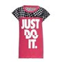 T shirt à manches courtes Enfant Nike 848-A72  Rose 100 % coton