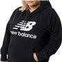 Sweat à capuche femme New Balance Noir