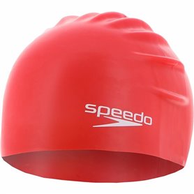 Bonnet de bain Speedo  8-0838514614  Rouge Silicone Plastique