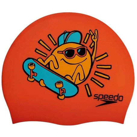 Bonnet de bain Junior Speedo 8-0838615955  Orange